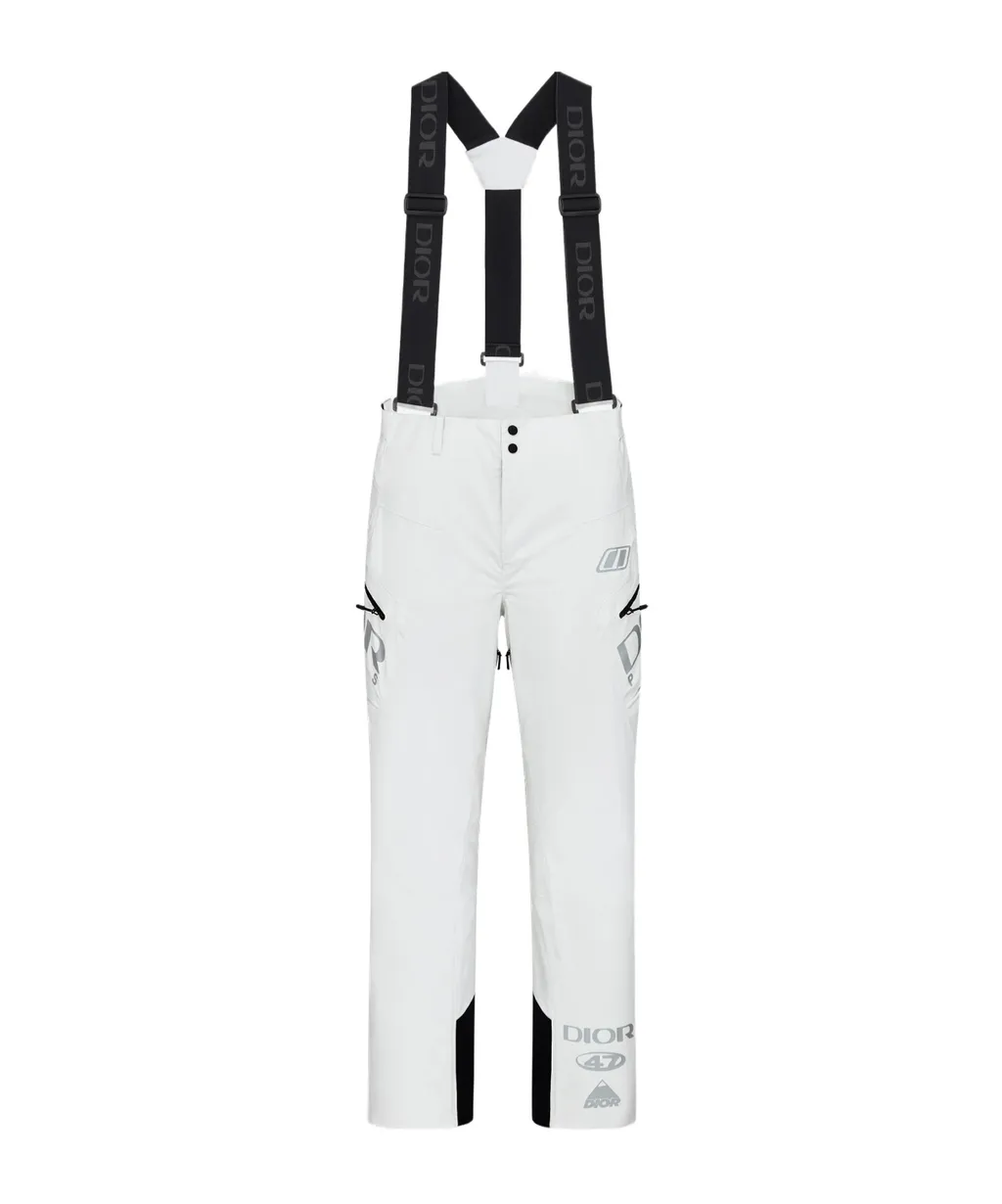 Dior And Descente Ski Pants With Suspenders