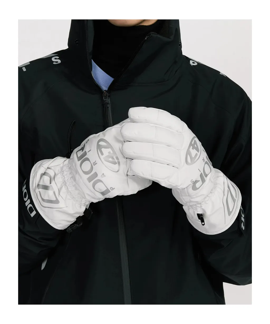 Dior And Descente Ski Gloves