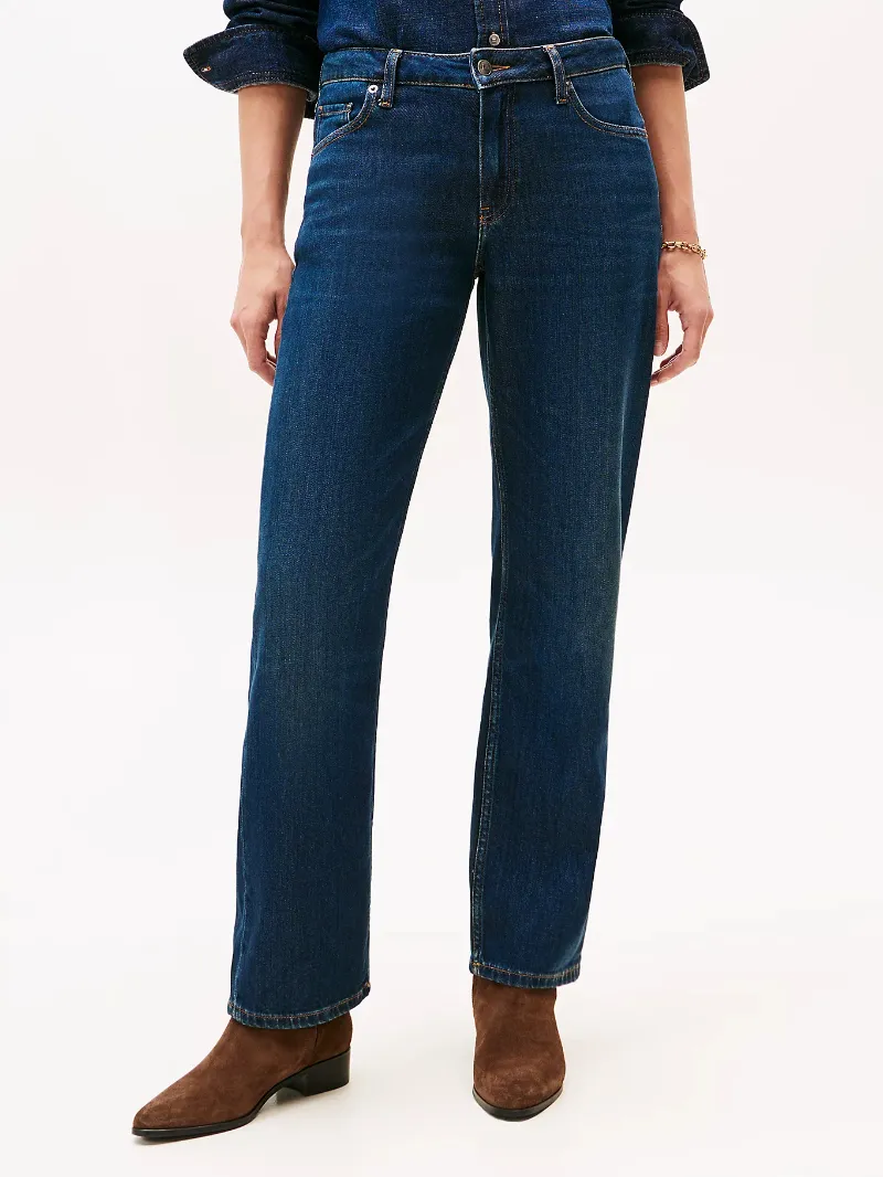 High Rise Straight Leg Jeans