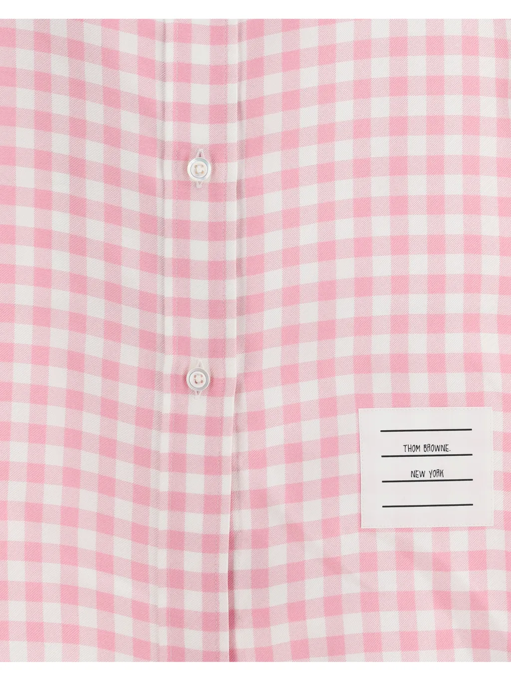 Thom Browne Twill Gingham Shirt