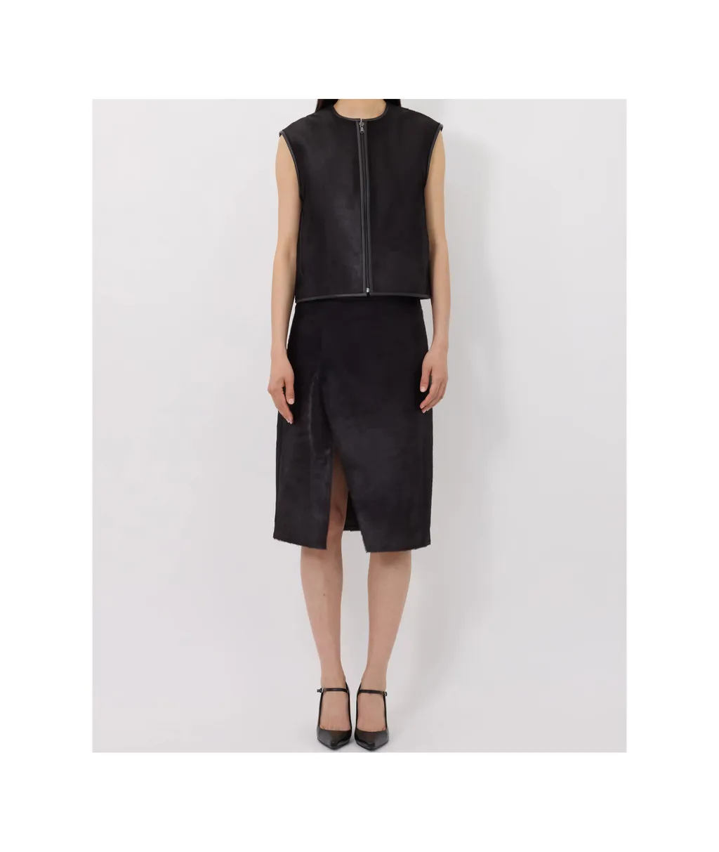 Loulou De Saison Myra Pony Pattern Skirt