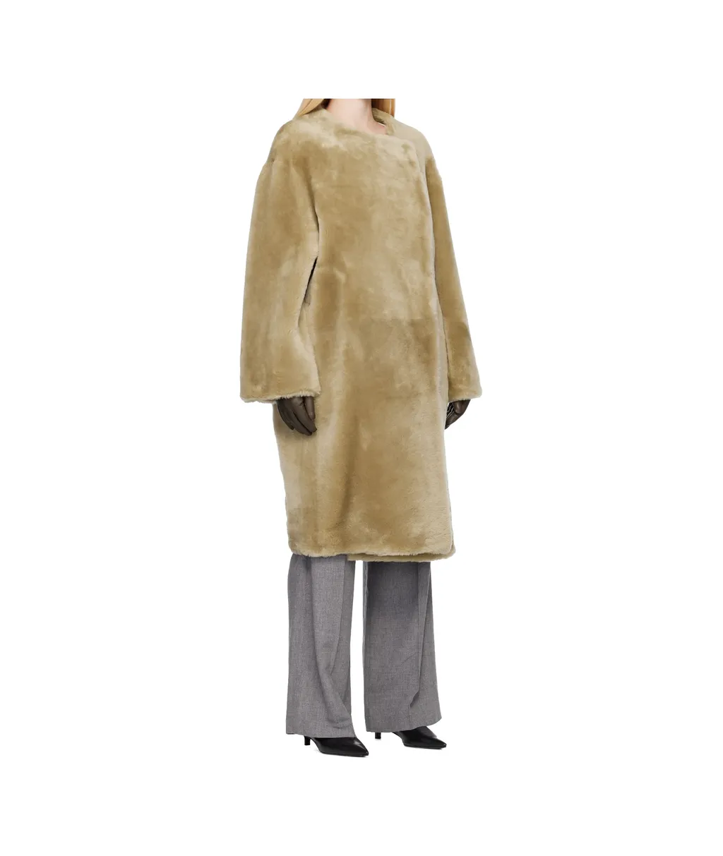 Collarless Coat
