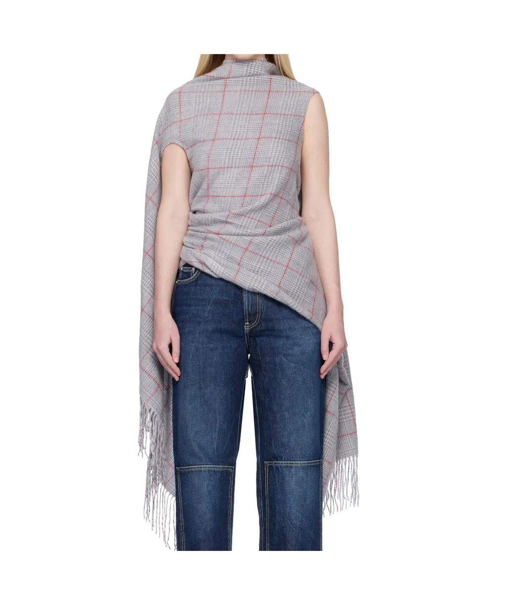 Jean Paul Gaultier Scarf Draped Top