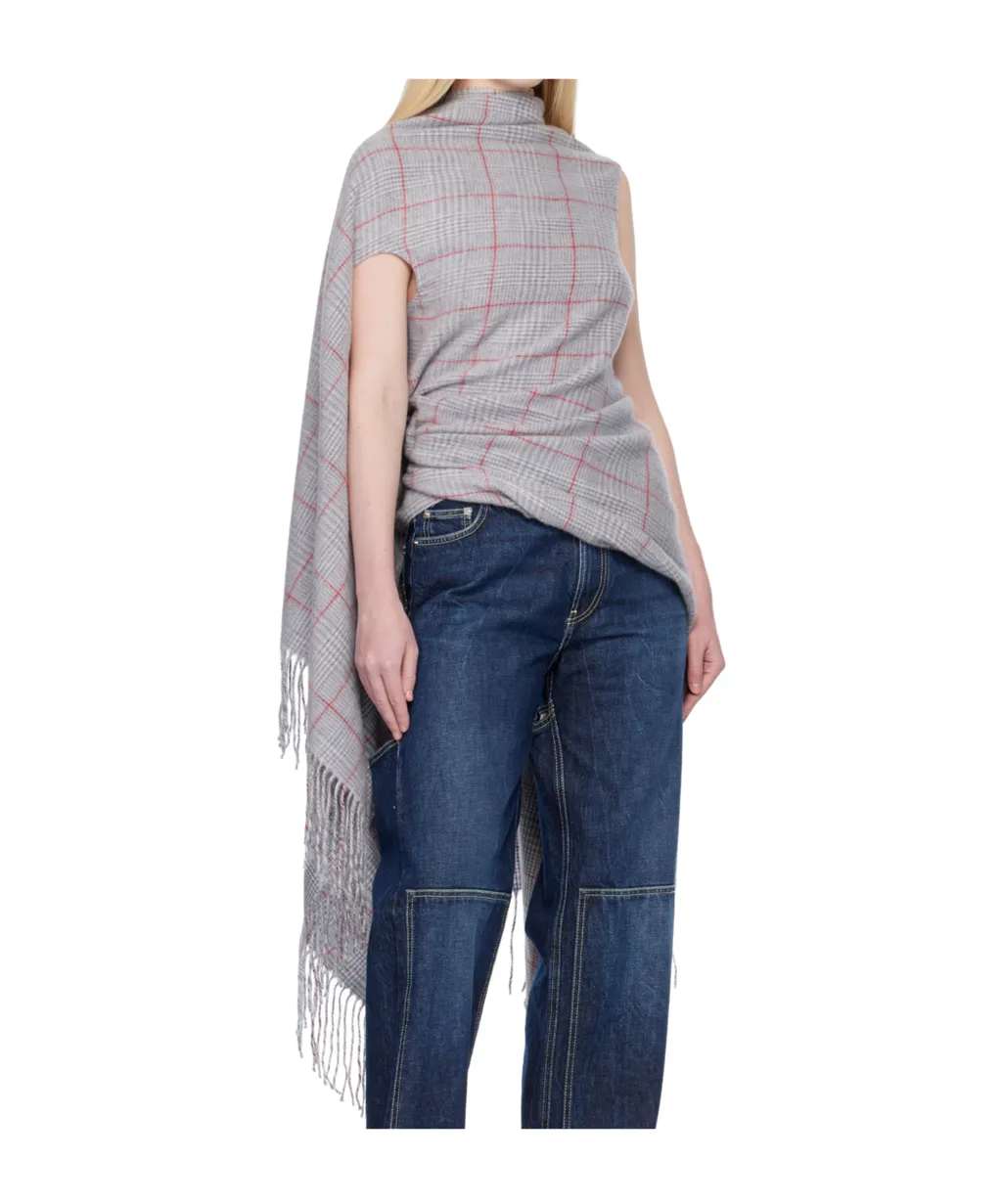 Jean Paul Gaultier Scarf Draped Top