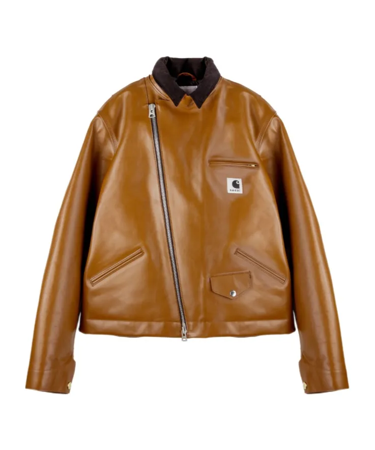 Sacai X Carhartt Wip Leather Jacket