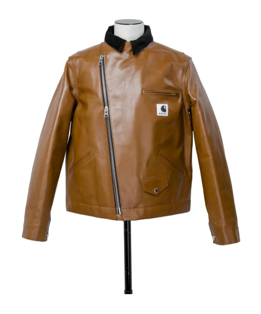 Sacai X Carhartt Wip Leather Jacket