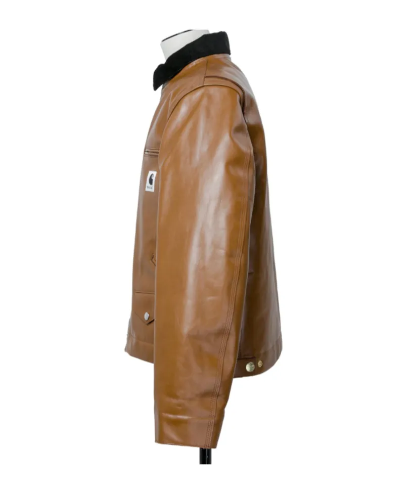 Sacai X Carhartt Wip Leather Jacket