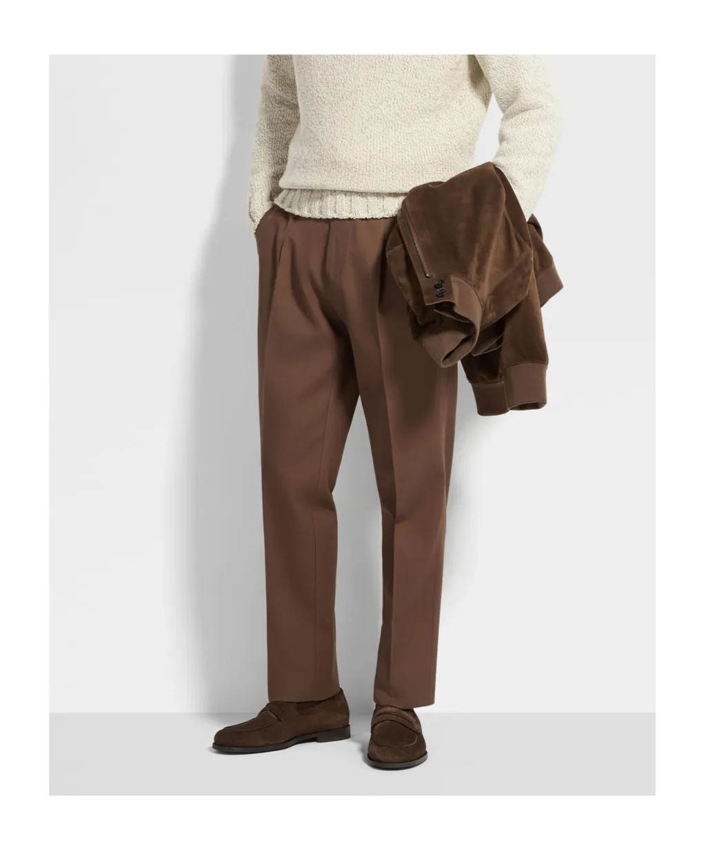 Zegna Pleat Detailed Tailored Trousers