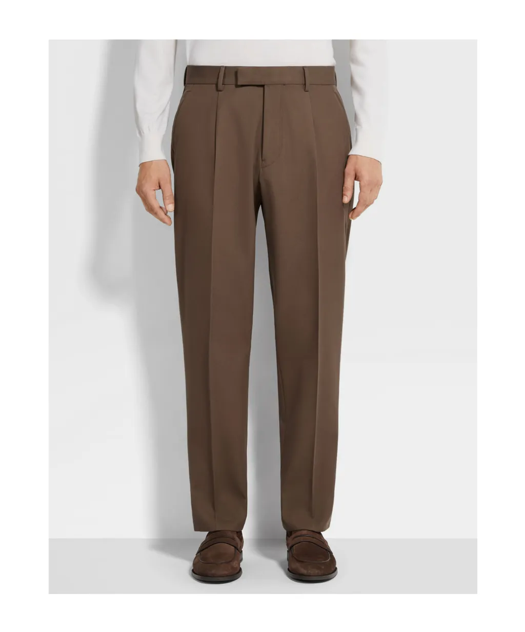 Zegna Pleat Detailed Tailored Trousers