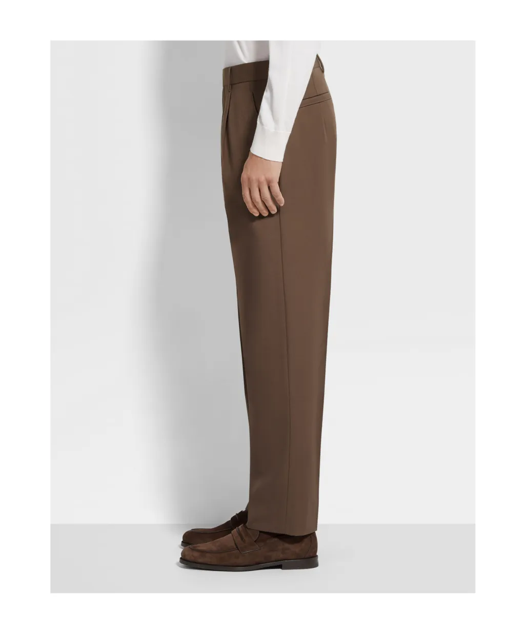 Zegna Pleat Detailed Tailored Trousers