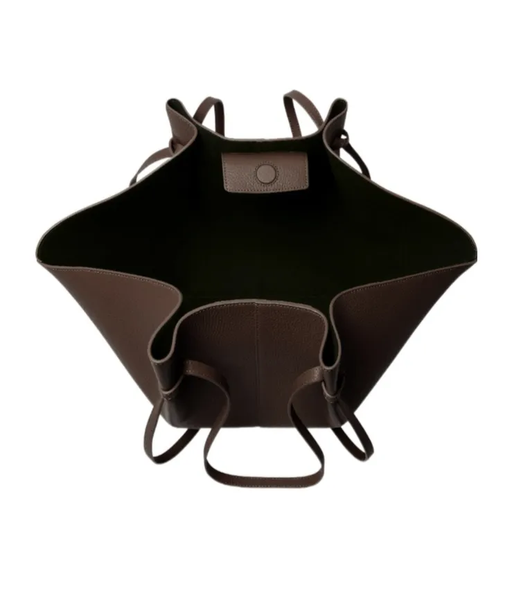 Large Mochi - Espresso Pebble Grain Leather