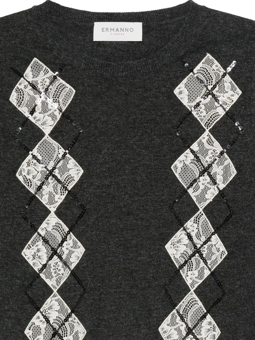 Crew Neck Short-Sleeved Sweater