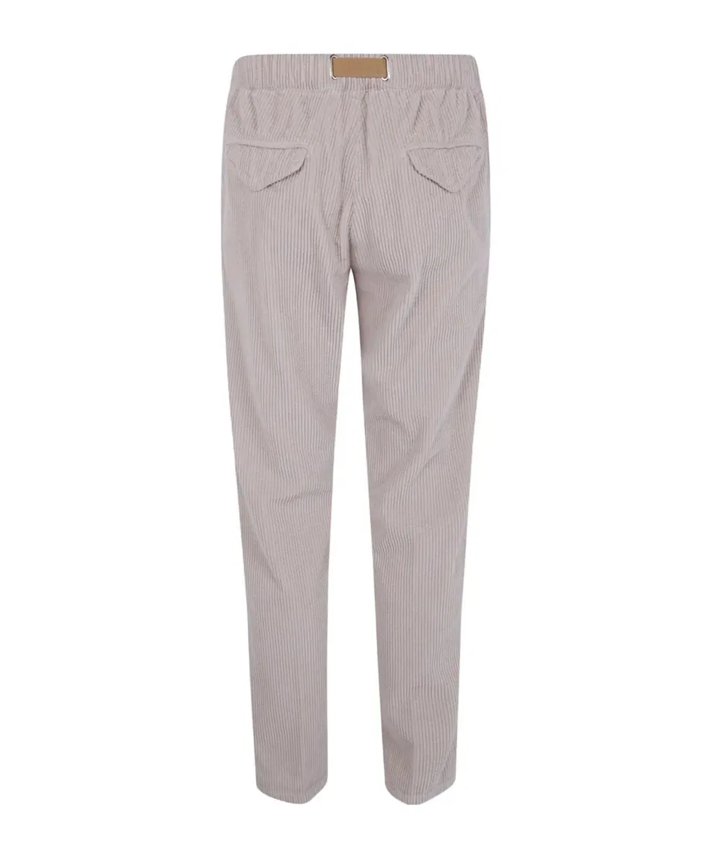 Pleated Corduroy Trousers