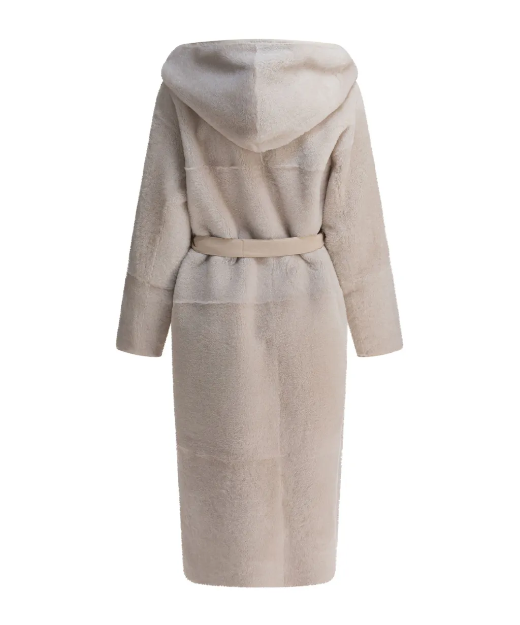 Blancha Hooded Belted Coat