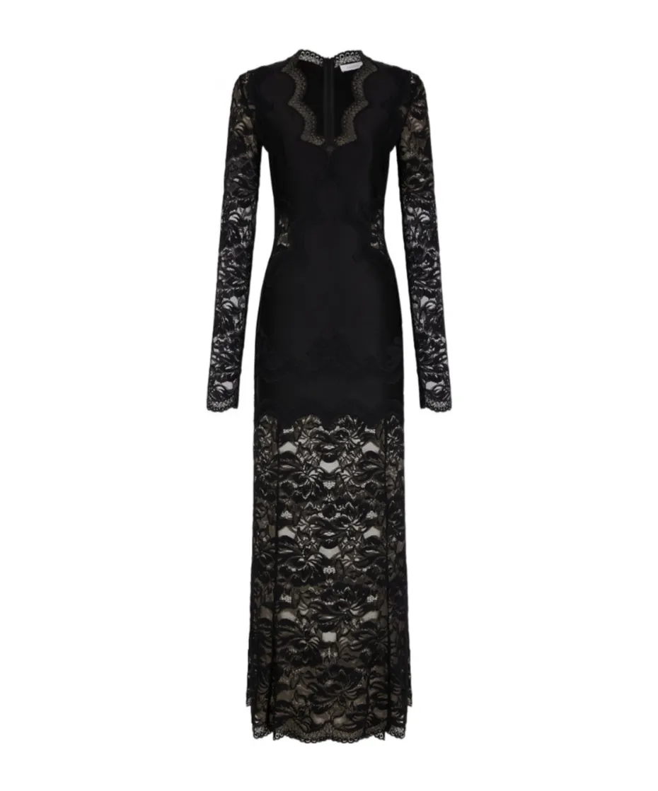 Rabanne Long Lace Dress