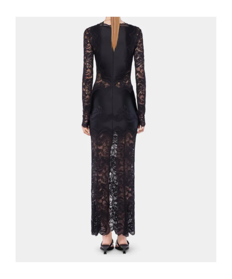 Rabanne Long Lace Dress