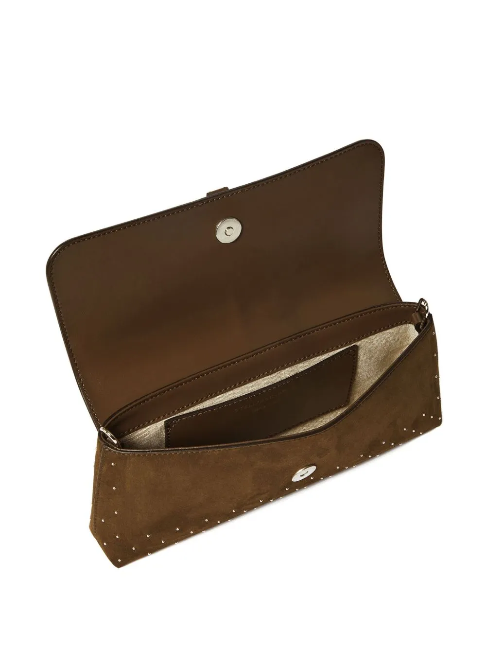Studded Lock Shoulder Bag