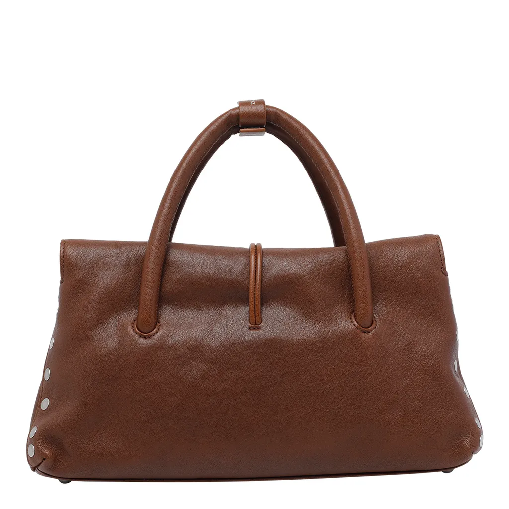 Zanellato Small Dotta Turn-Lock Top Handle Bag