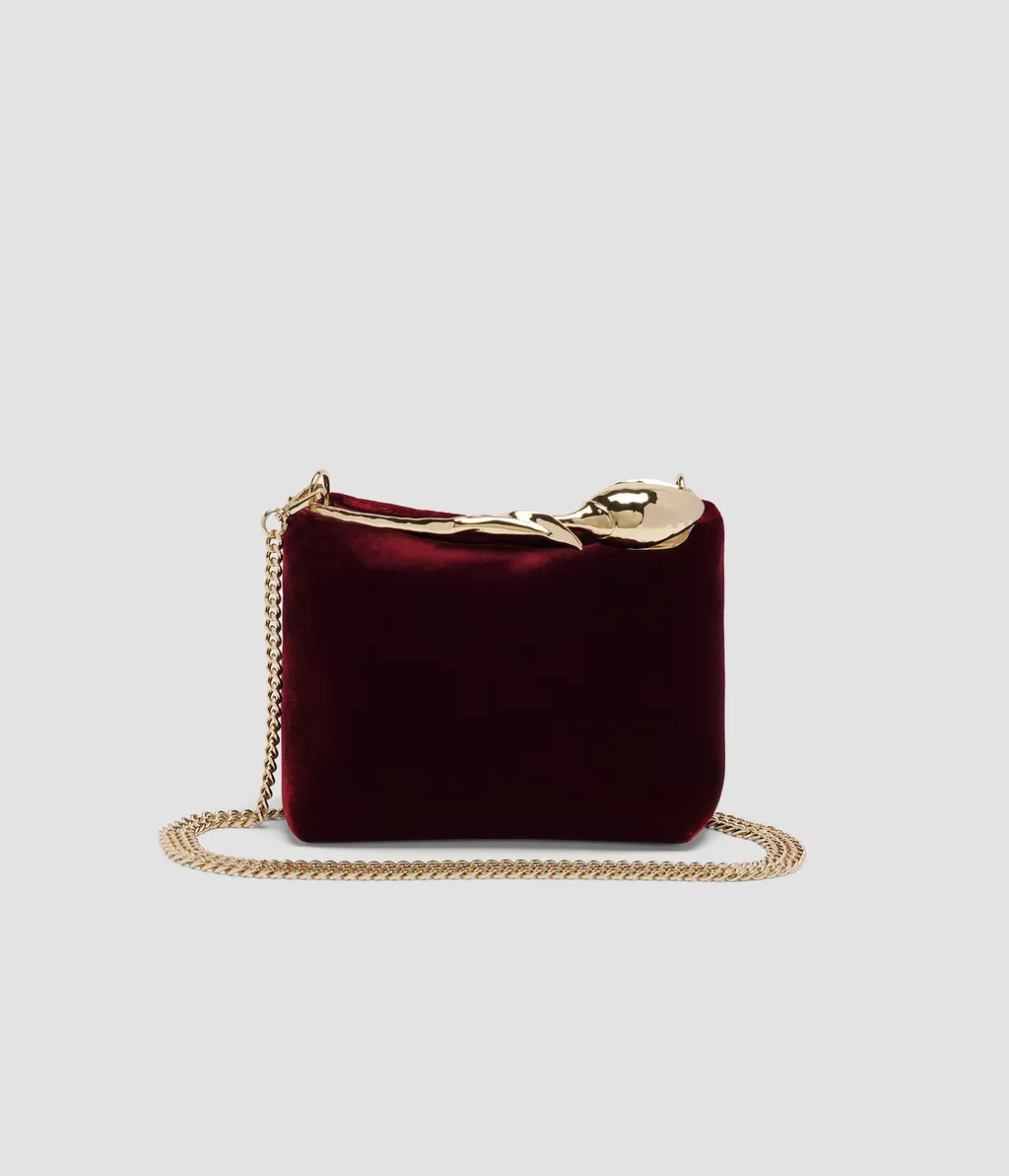 Mini Bloom Velvet Bag