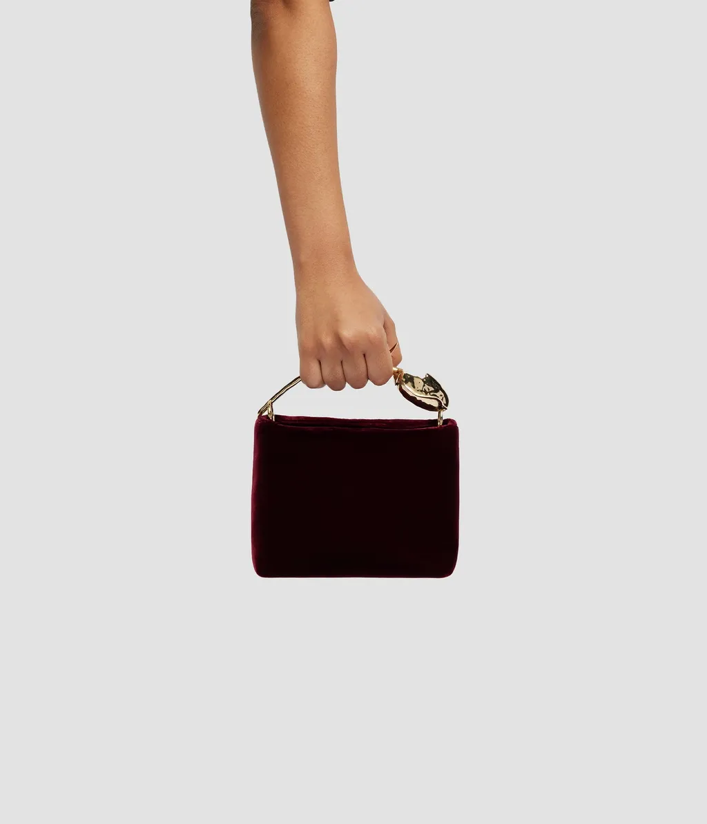 Mini Bloom Velvet Bag