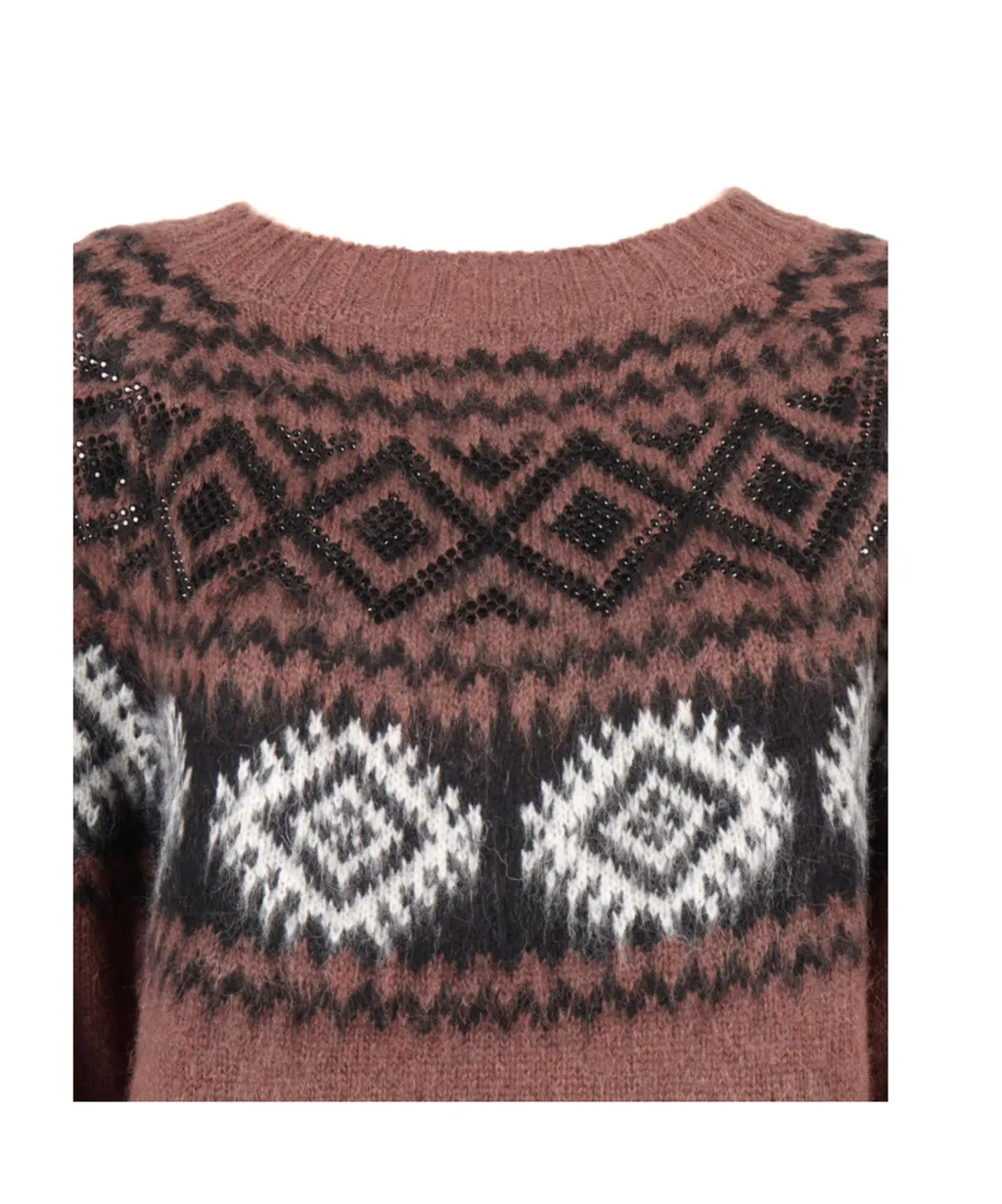 Jacquard Patterned Sweater