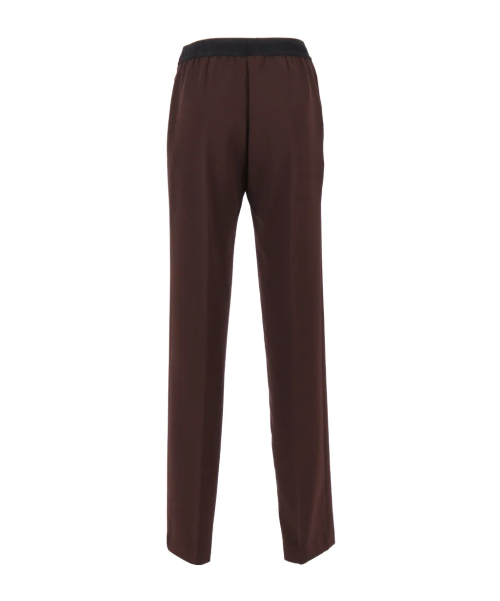 Elasticated-Waist Trousers