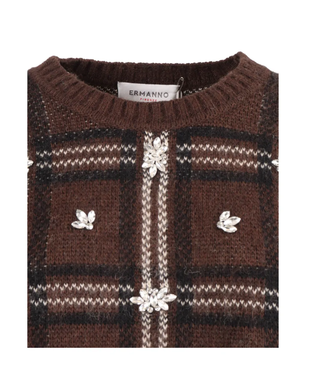 Embellished Jacquard Sweater