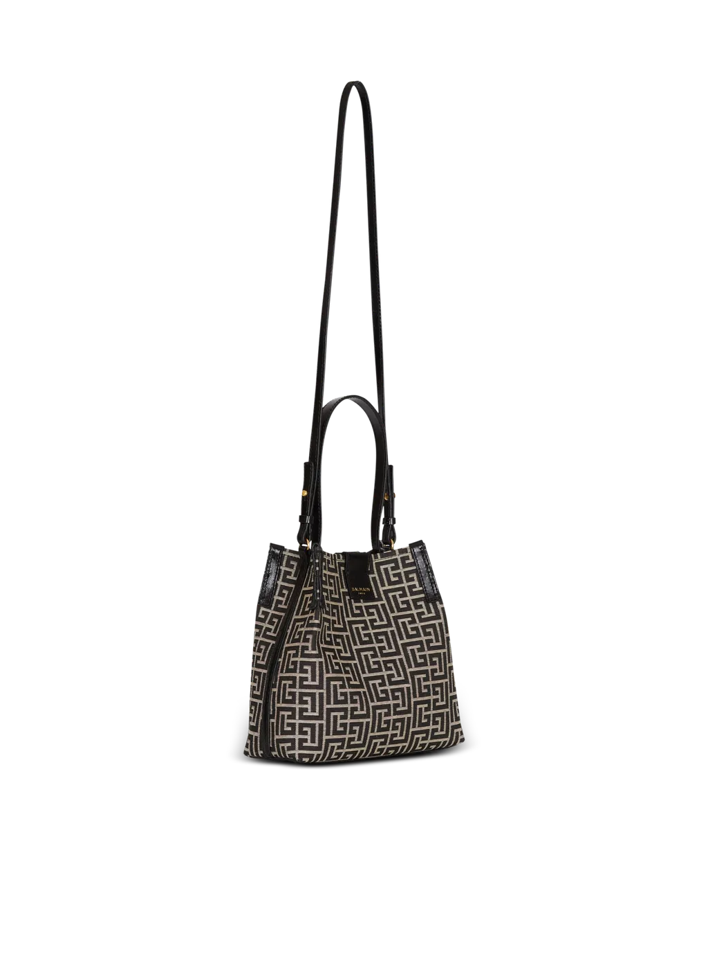 Release Bucket Bag In Jacquard And Calfskin