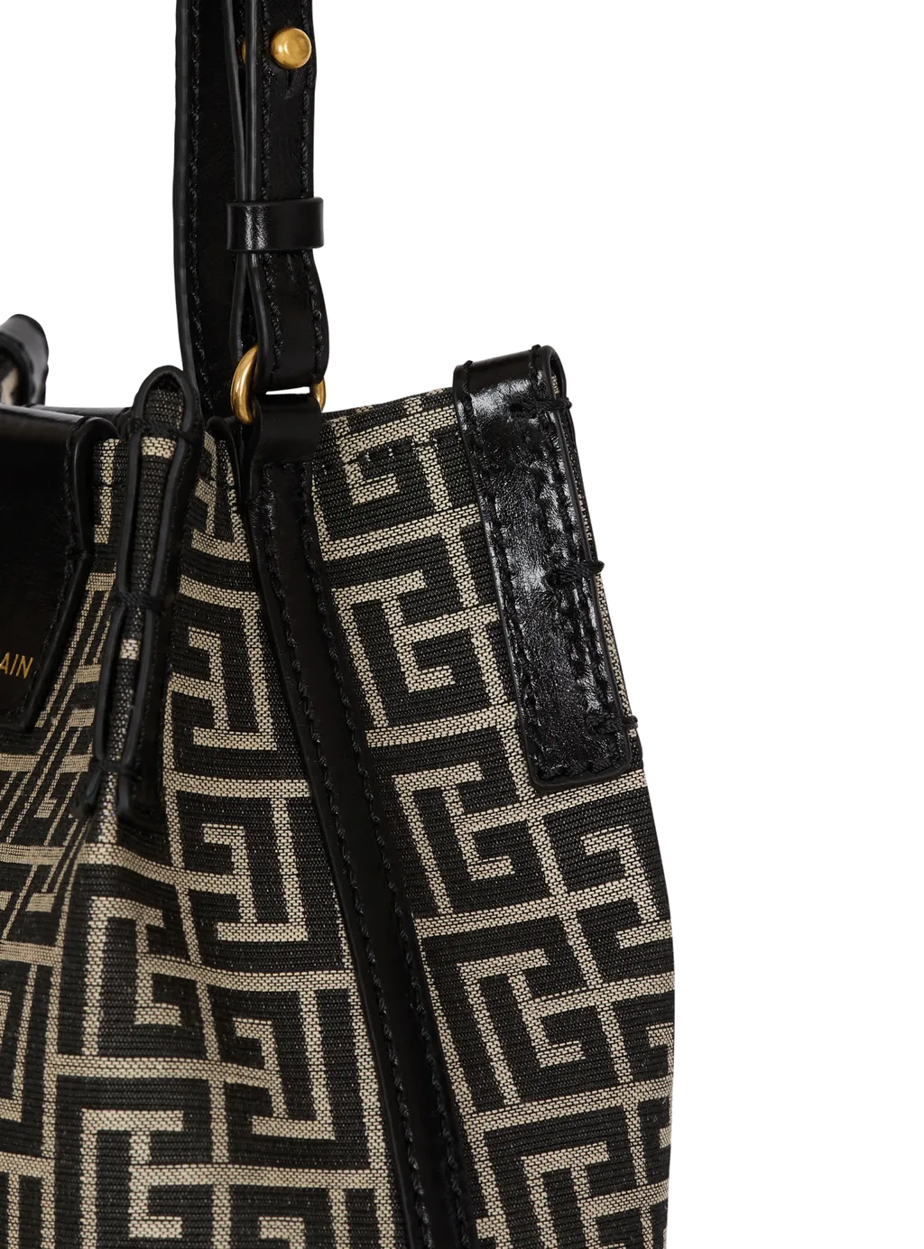 Release Bucket Bag In Jacquard And Calfskin