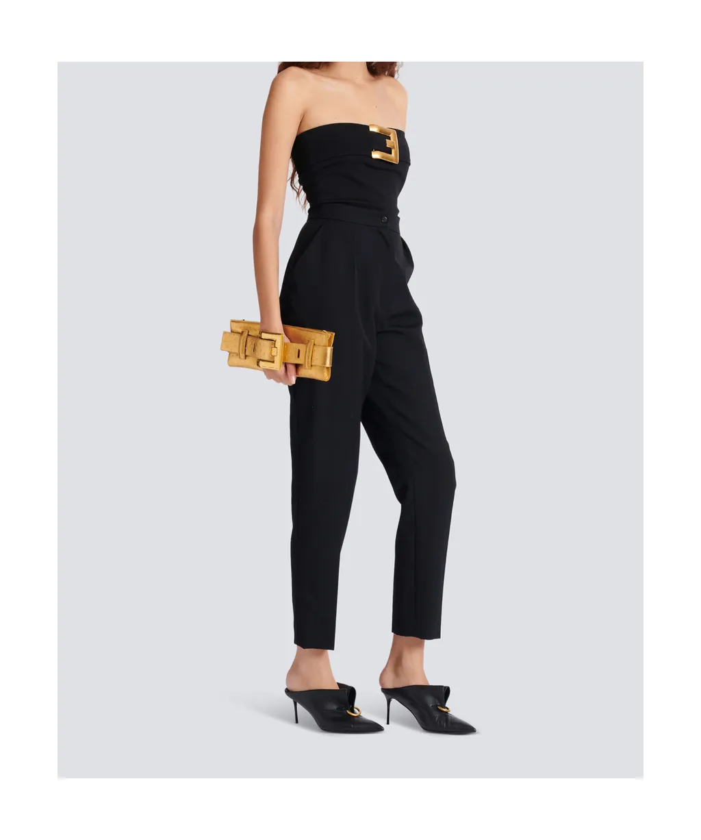 Anthem Laminated Leather Clutch