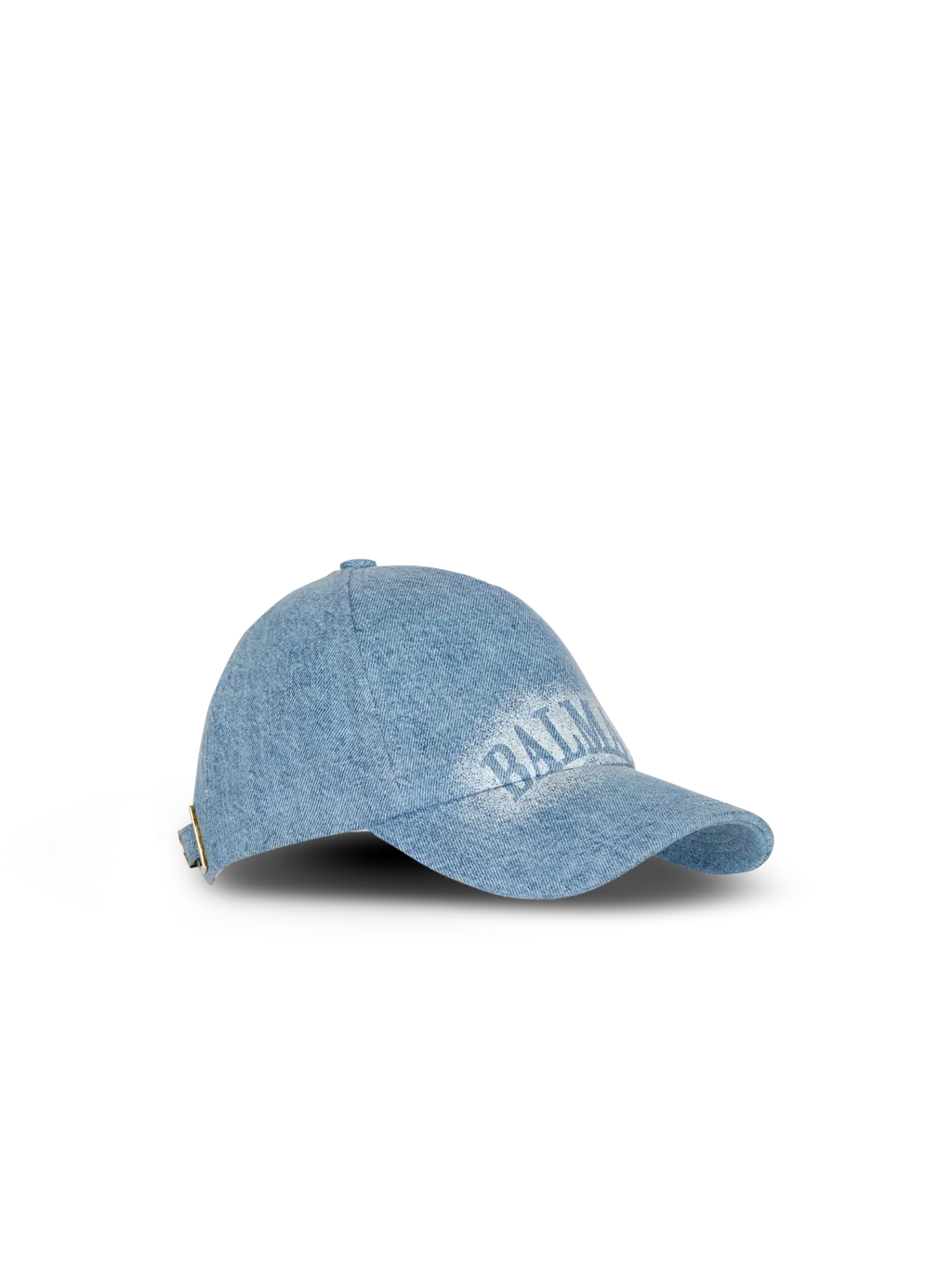 Balmain Logo Detailed Denim Cap