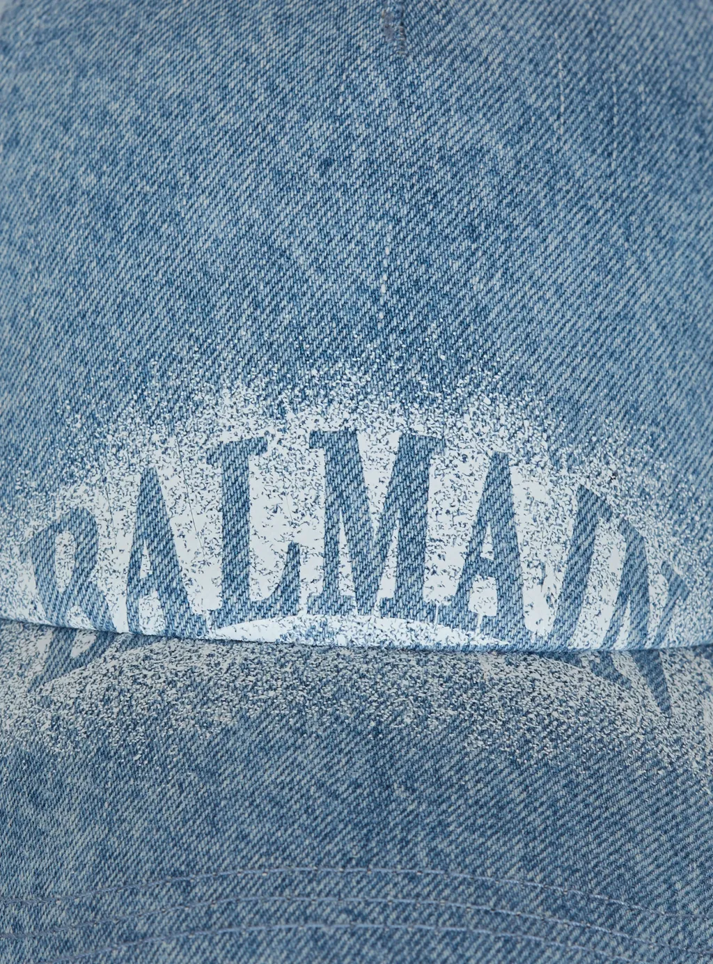 Balmain Logo Detailed Denim Cap