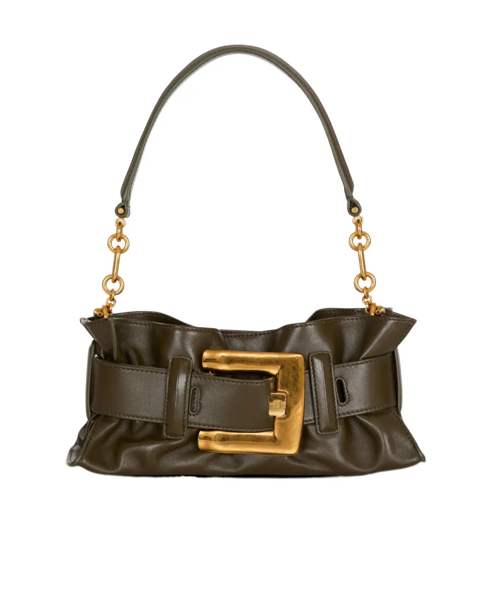 Mini Anthem Shoulder Bag In Calfskin Leather