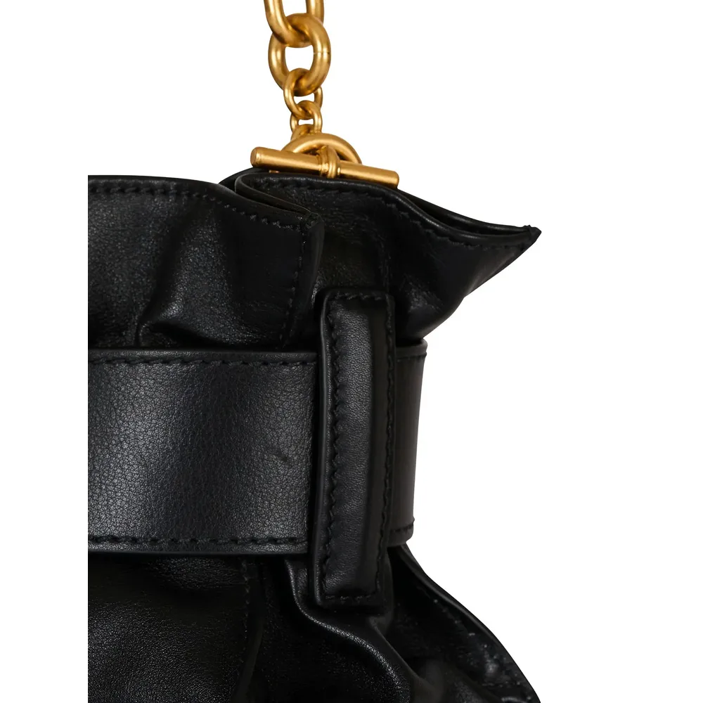 Mini Anthem Shoulder Bag In Calfskin Leather