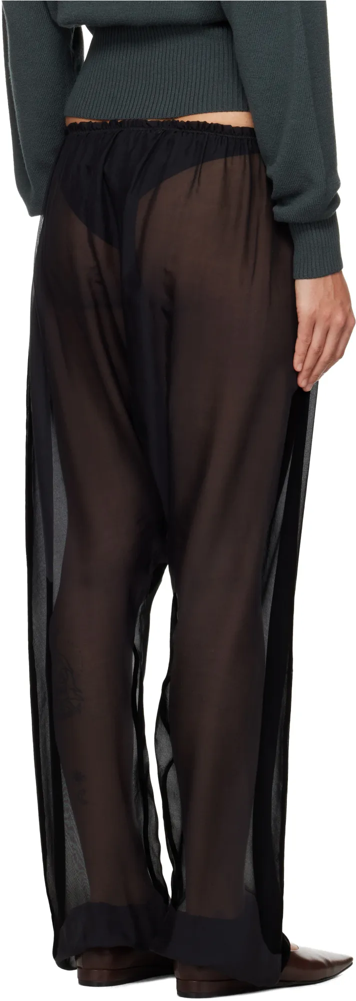 Silk Palazzo Trousers