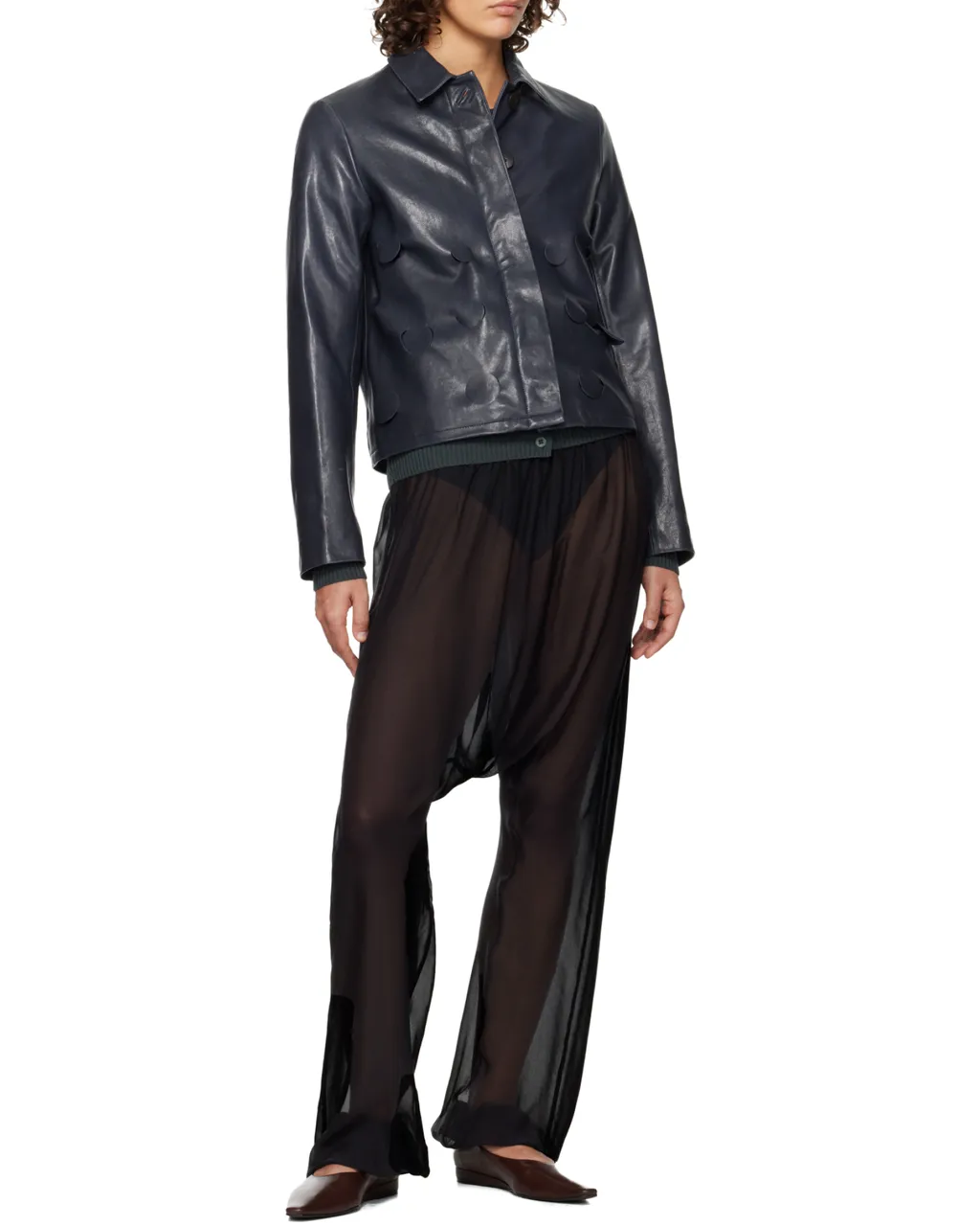 Silk Palazzo Trousers