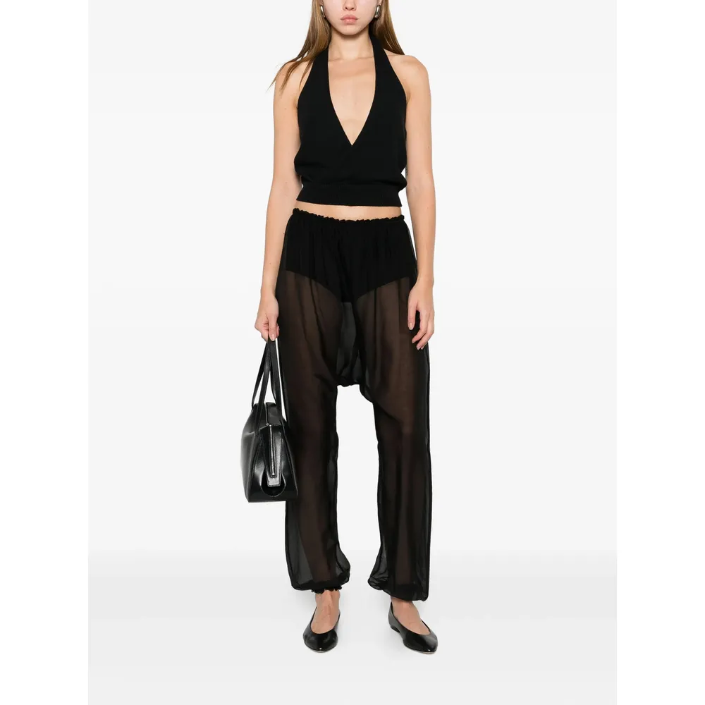 Silk Palazzo Trousers