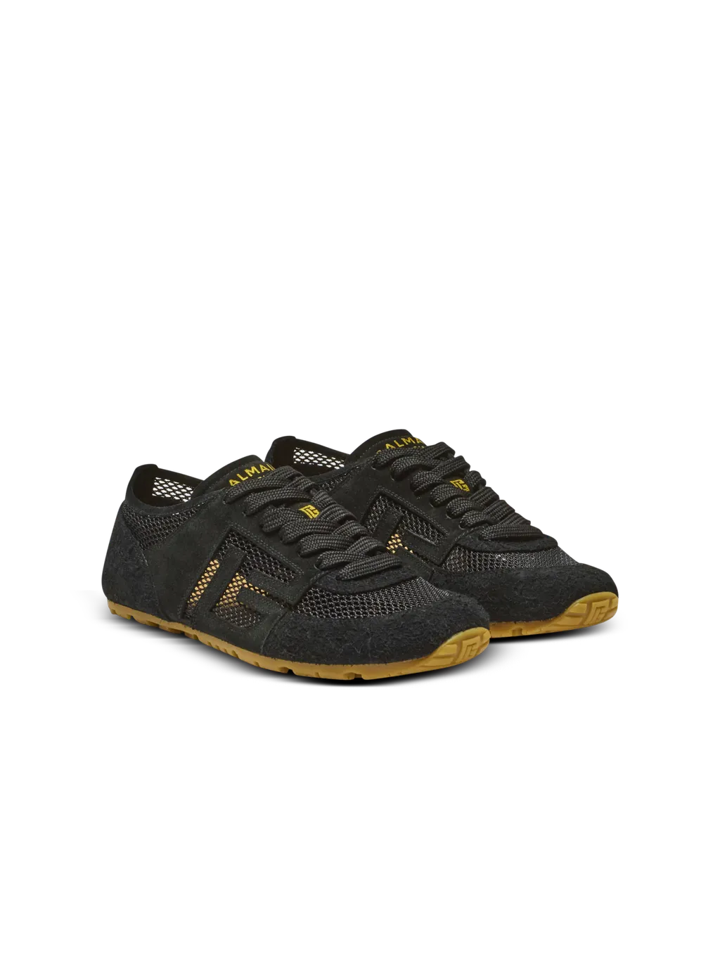 Balmain Racer 45 Lace-Up Sneakers