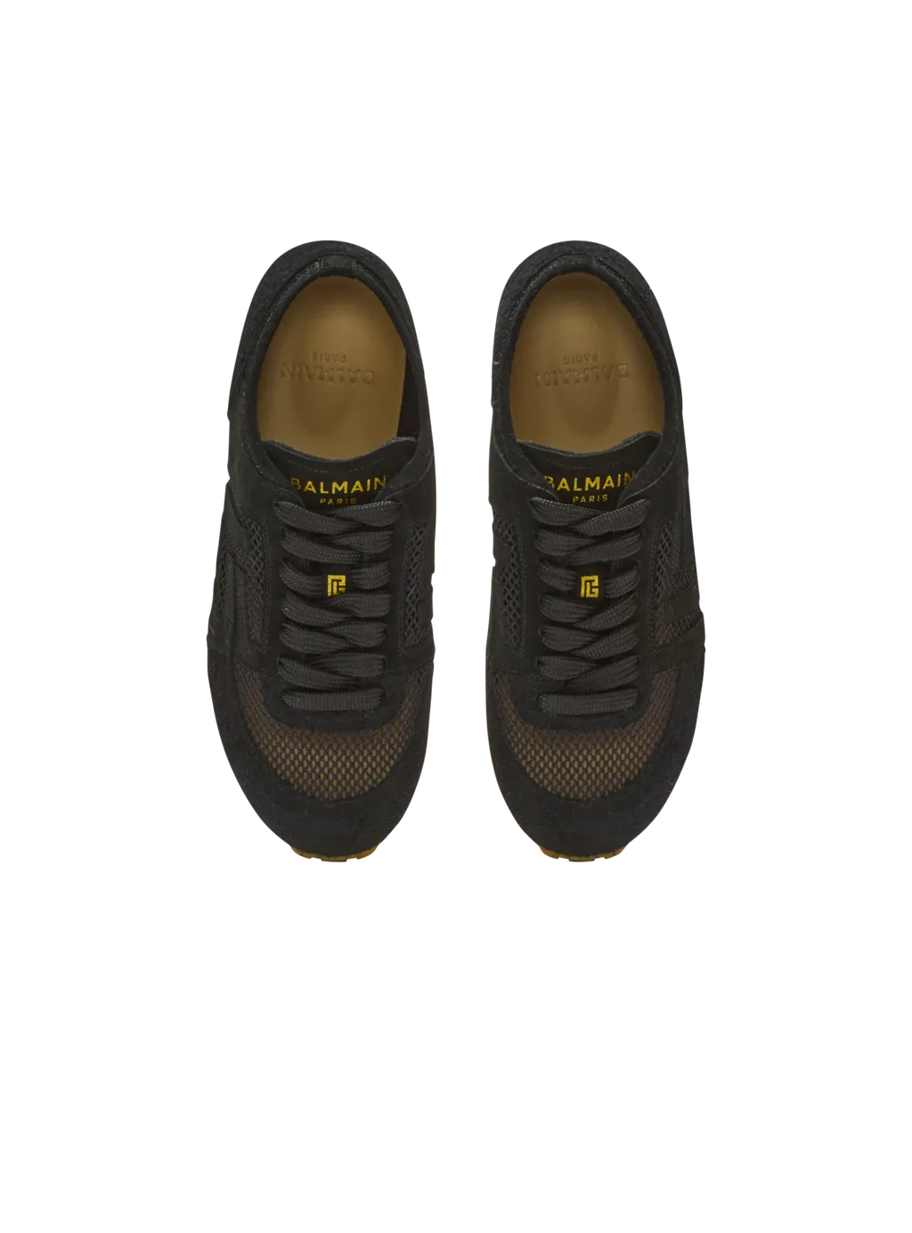 Balmain Racer 45 Lace-Up Sneakers