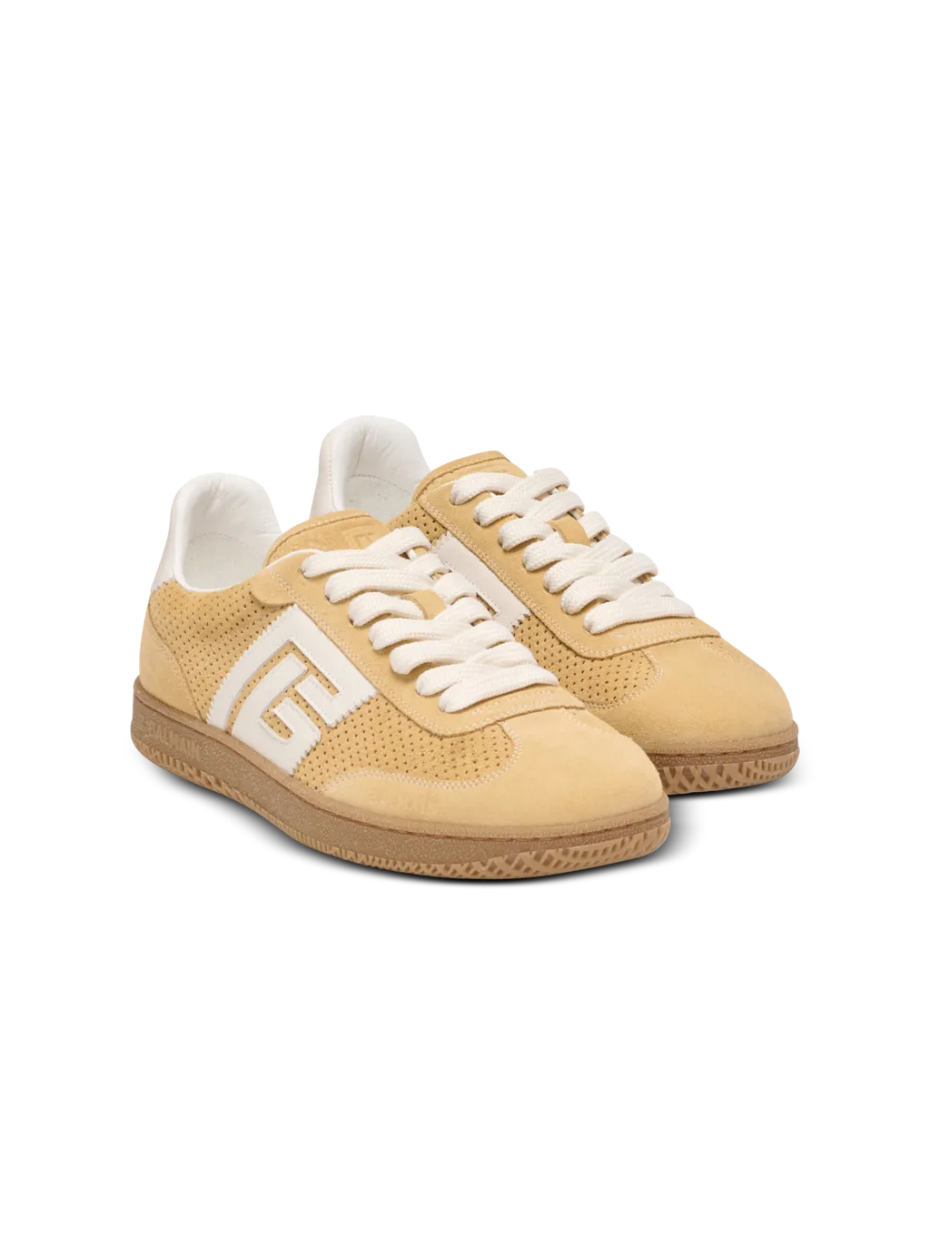 Suede Balmain Swan Trainers