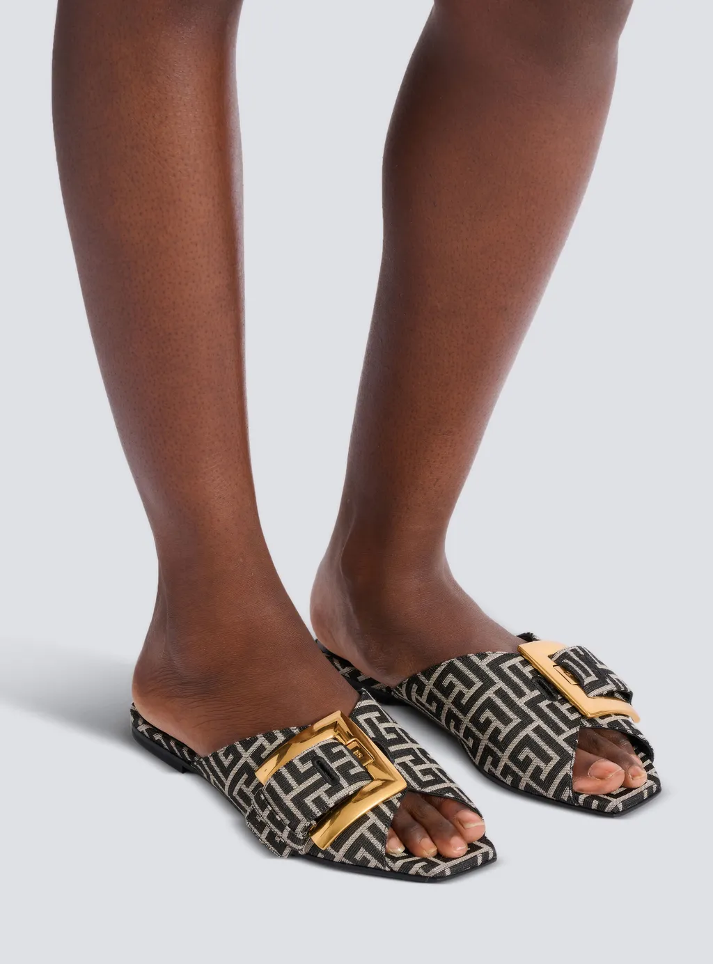 Flat Monogram Jacquard Anthem Sandals
