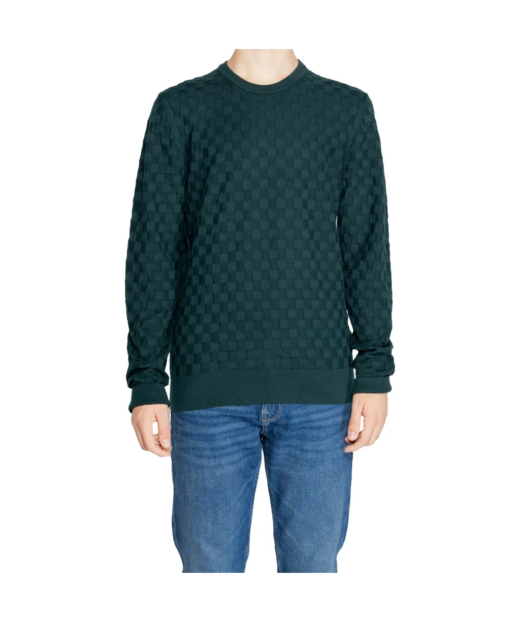 Long-Sleeved Knitted Pullover