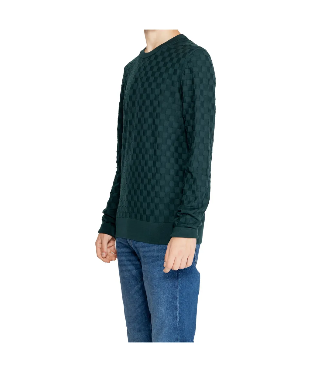 Long-Sleeved Knitted Pullover