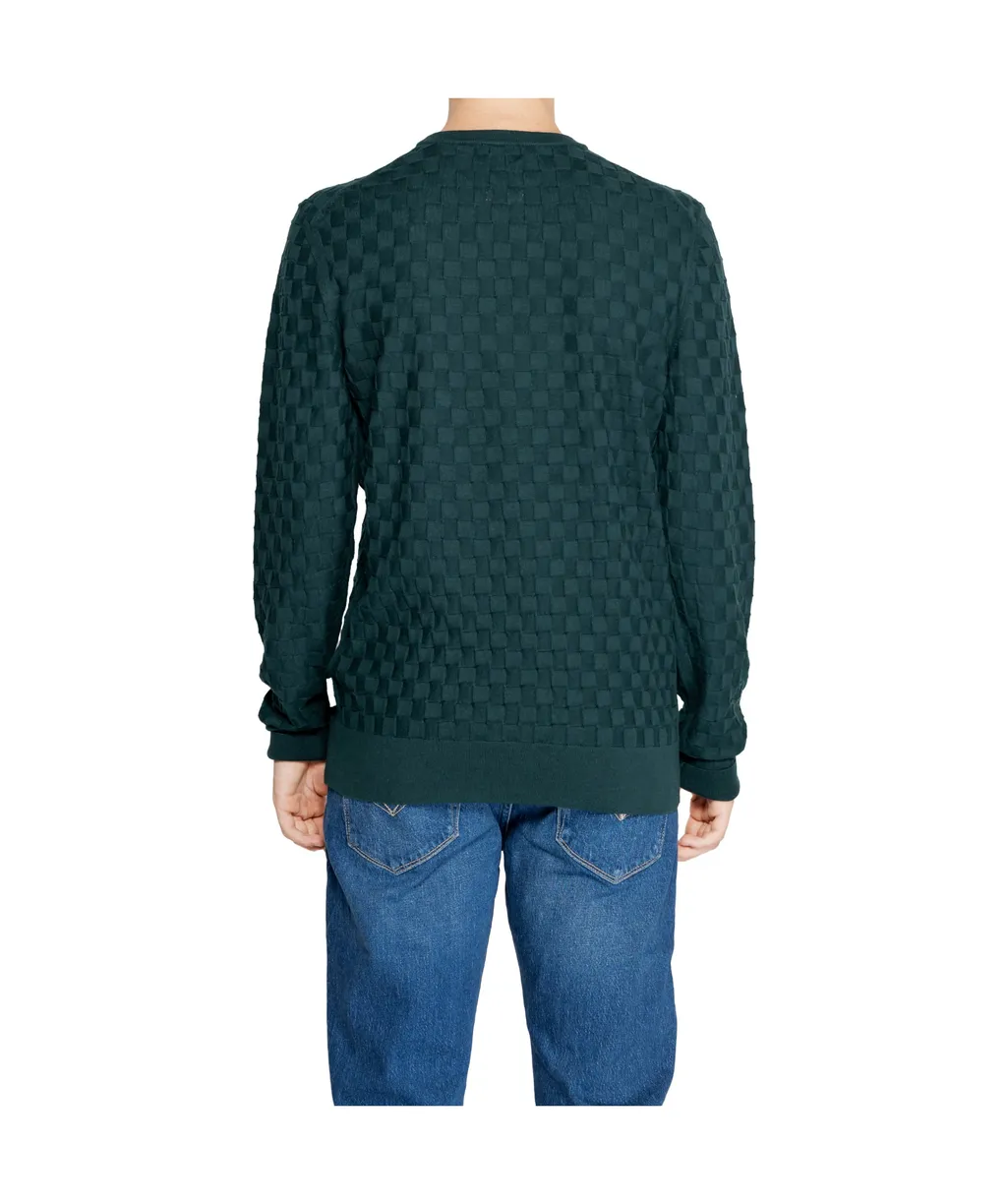 Long-Sleeved Knitted Pullover