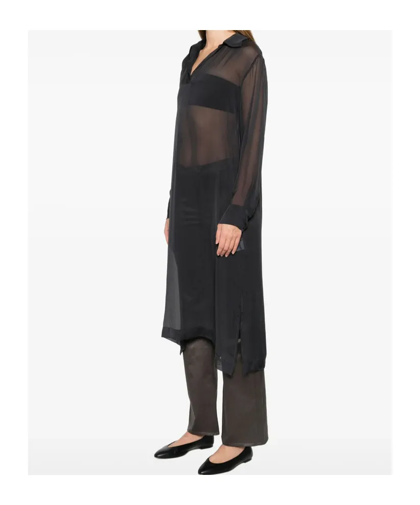 Semi-Transparent Long Sleeve Hoodie