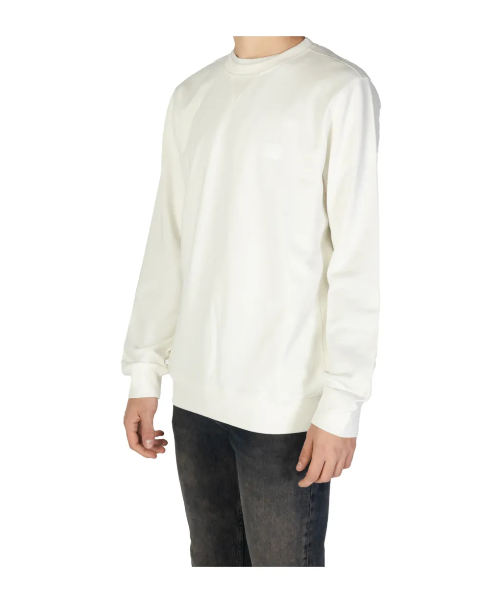 Logo-Patch Sweatshirt In Cotton Terry