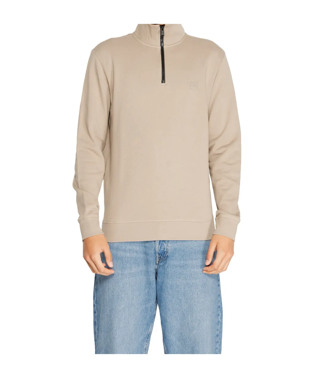 High-Neck Zipped Sweatshirt