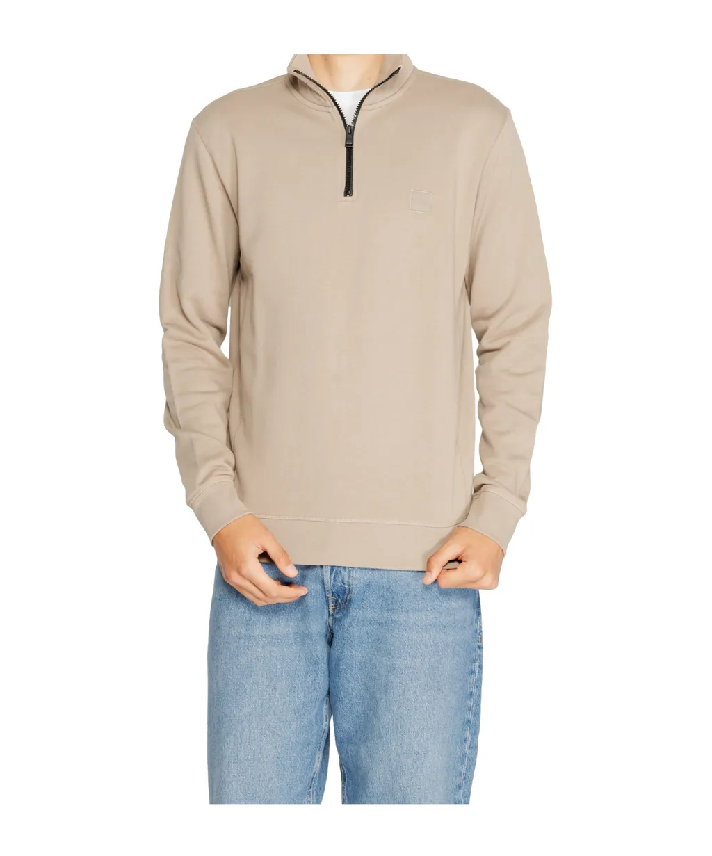 High-Neck Zipped Sweatshirt