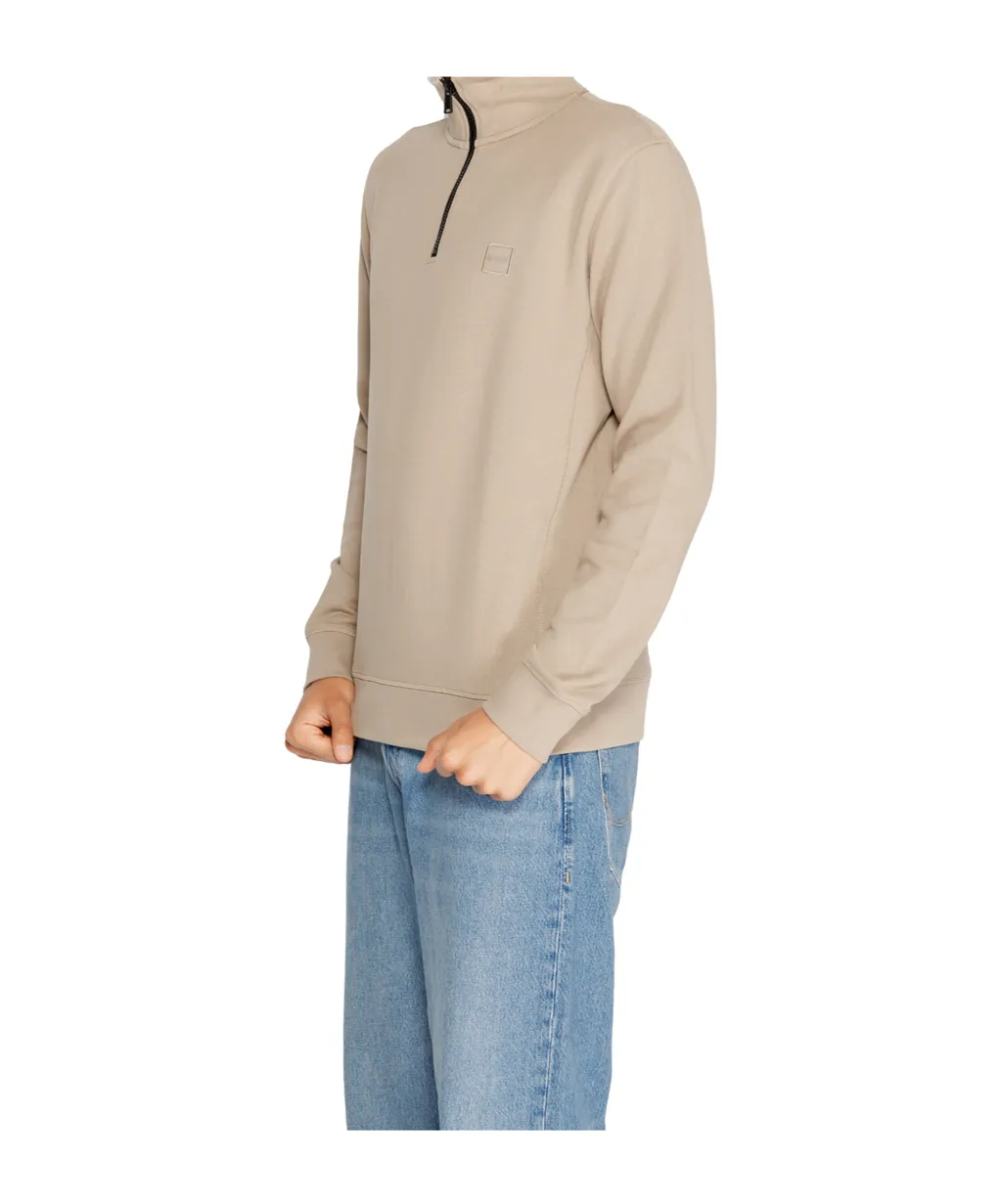 High-Neck Zipped Sweatshirt
