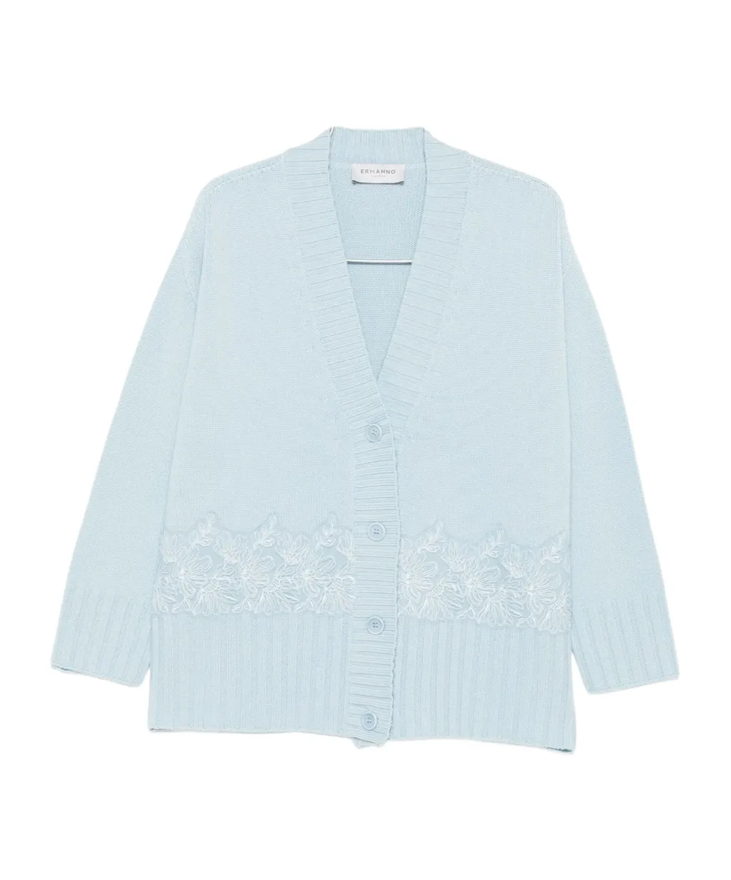 Button Long-Sleeved Sweater